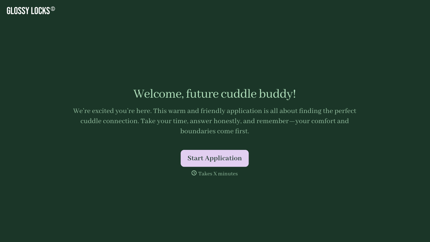Cuddle Buddy Application Form
