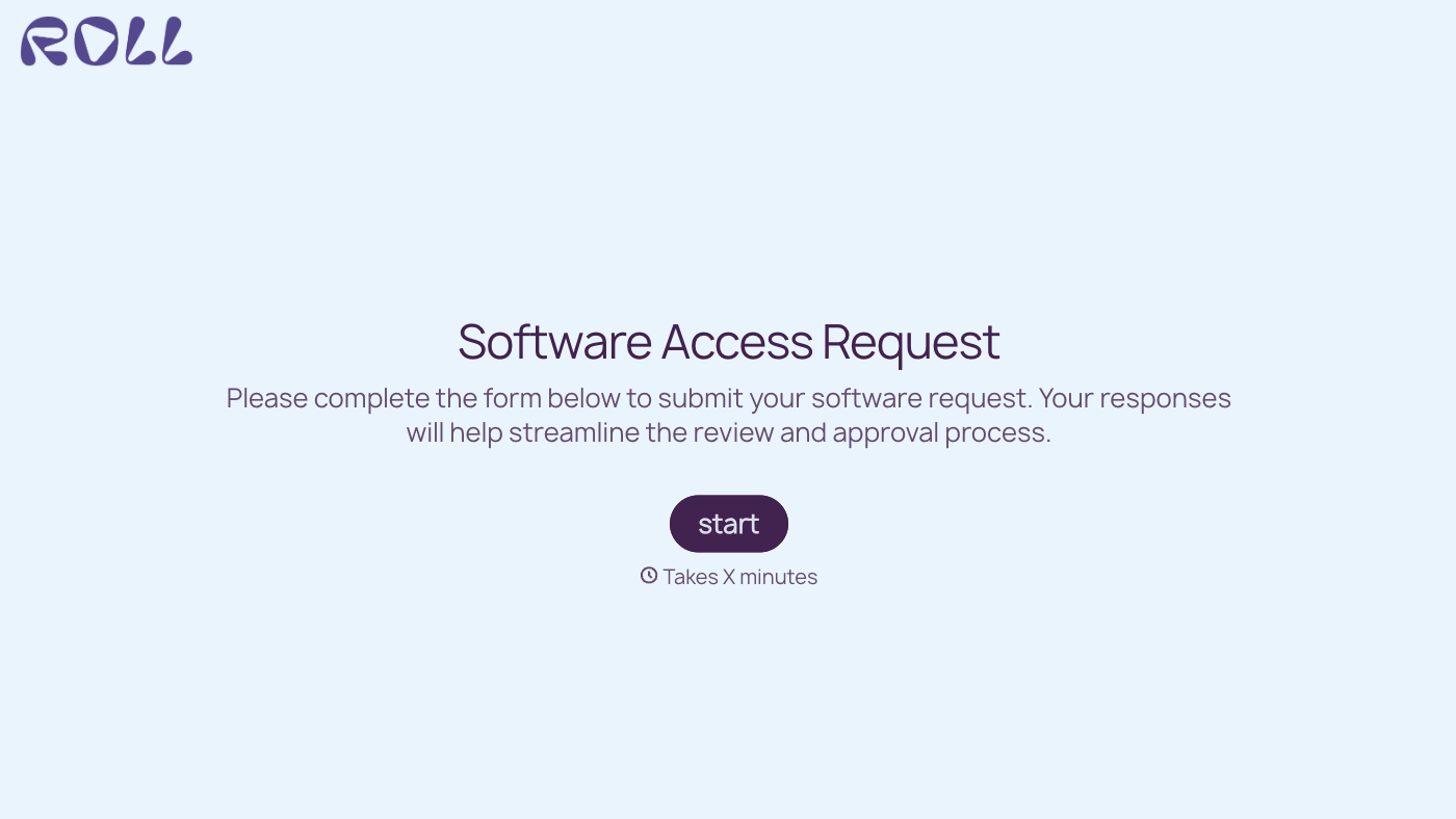 Software Request Form