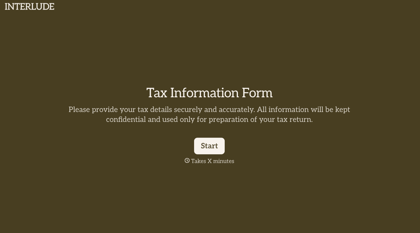 Tax Information Form