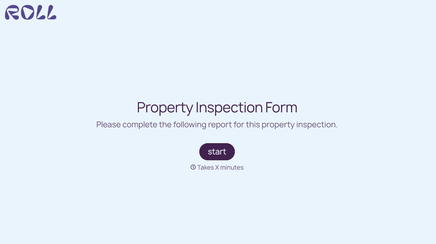 Property Inspection Form