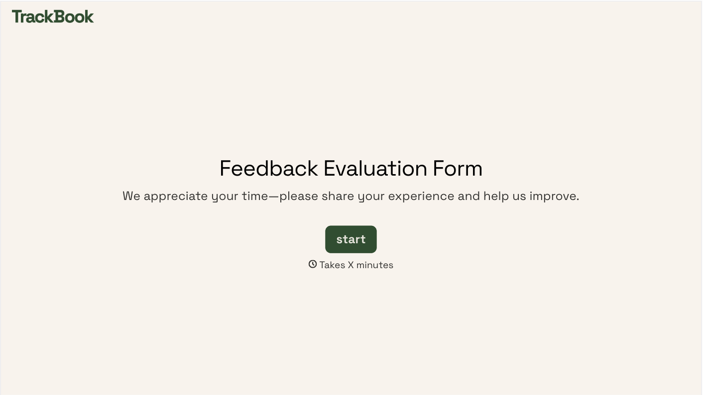 Feedback Evaluation Form