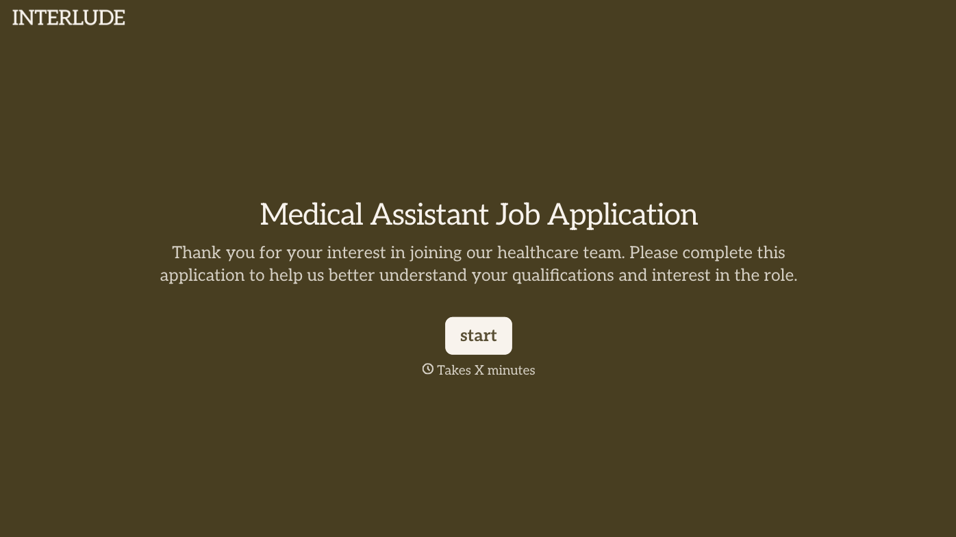 Medical Assistant Application Form