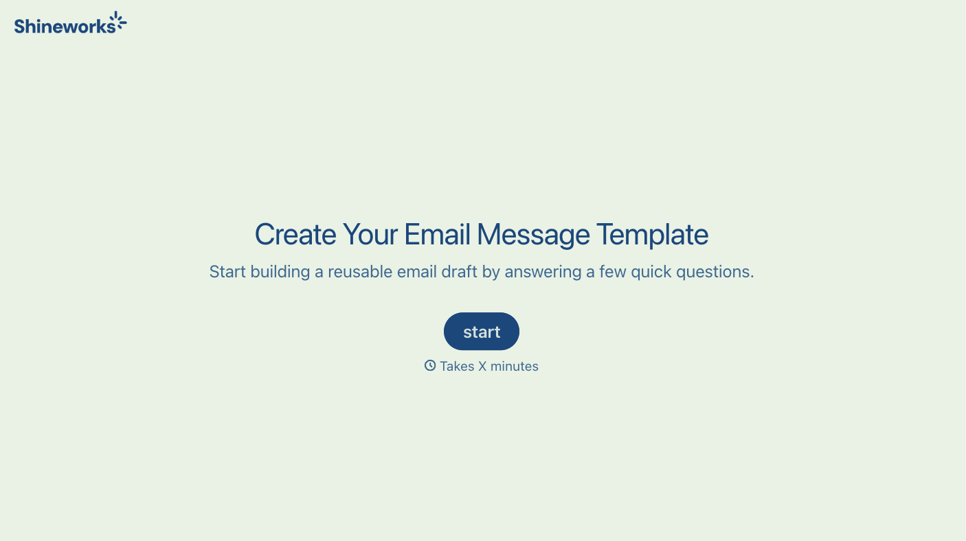 Email Message Template