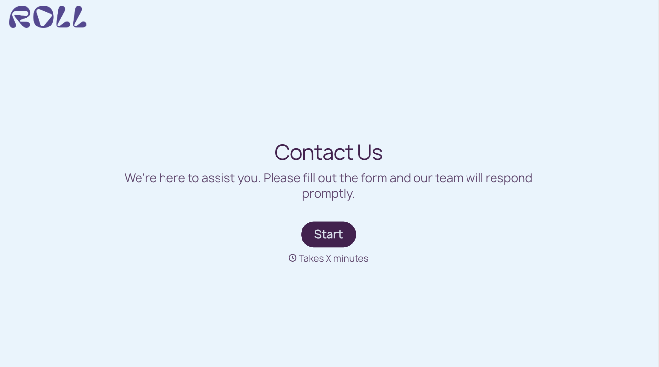 Web Contact Form Template