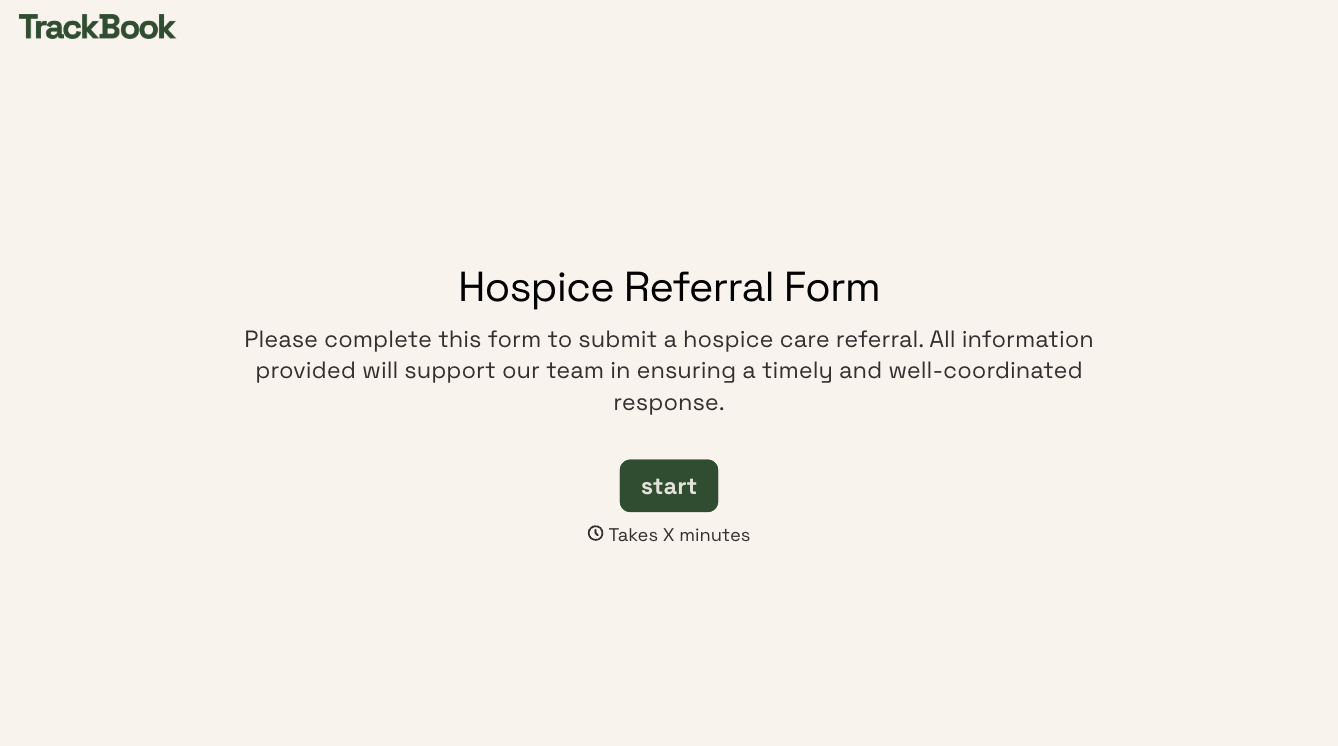 Hospice Referral Form