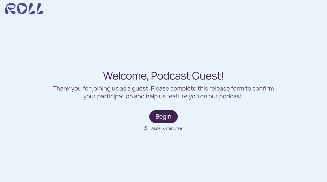 Podcast Guest Release Form