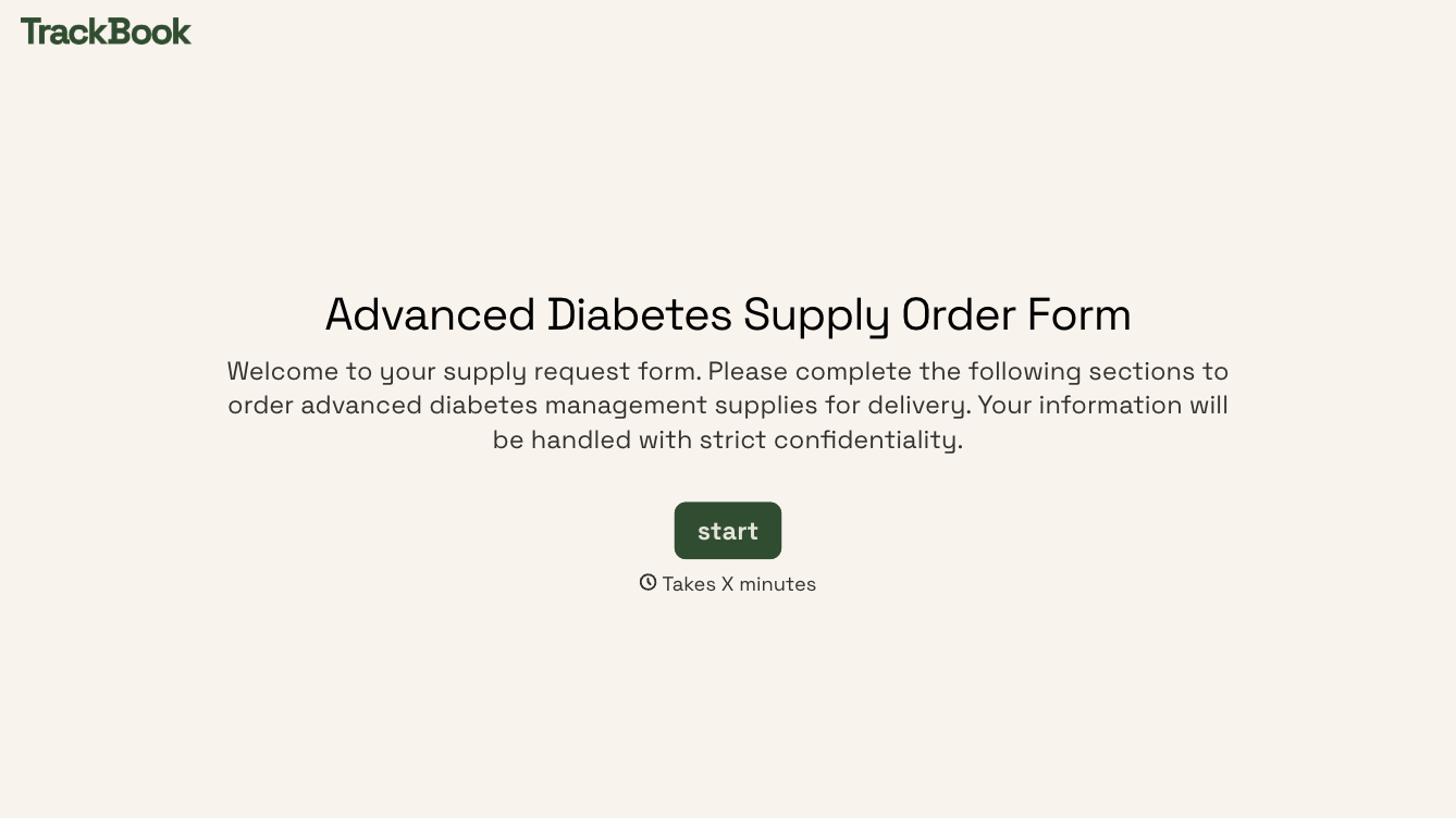 Advanced Diabetes Supply Order Form