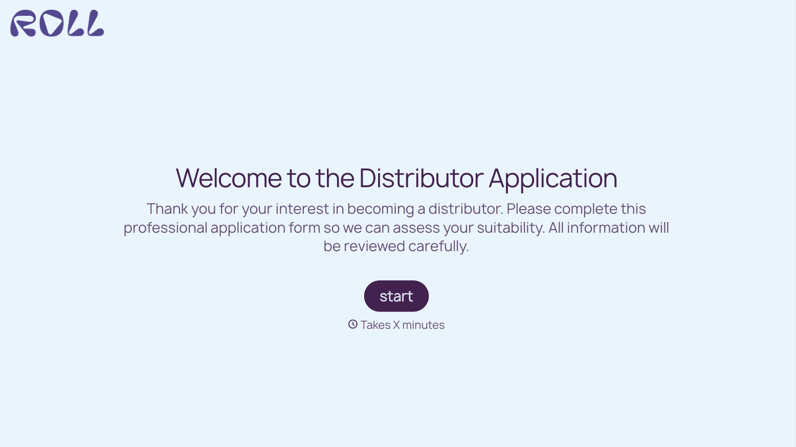 Distributor Application Form