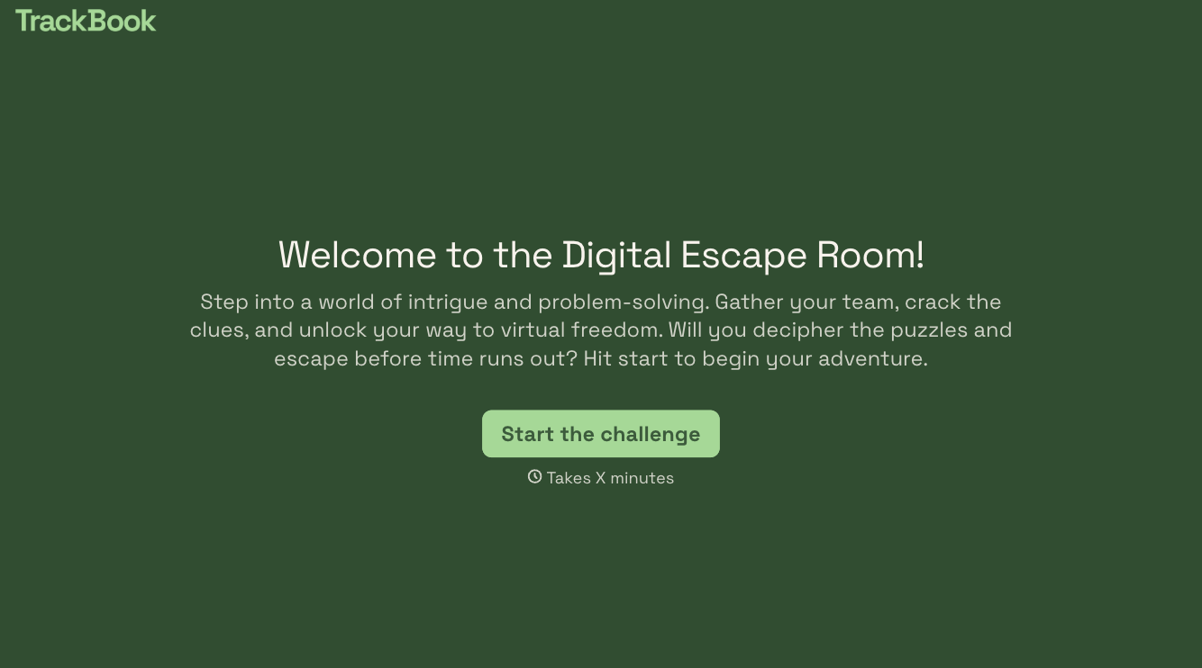 Digital Escape Room Template