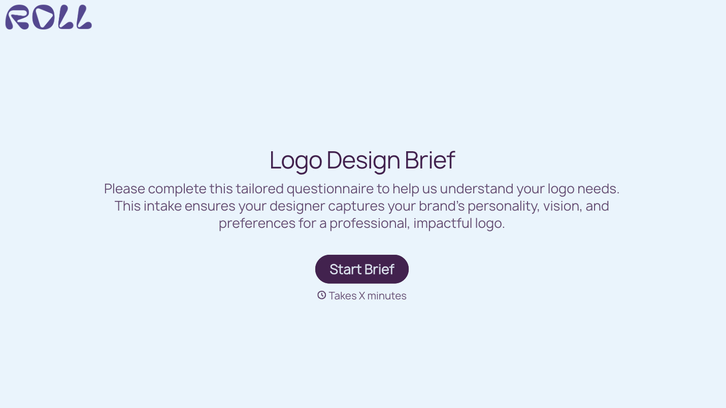 Logo Design Questionnaire Form