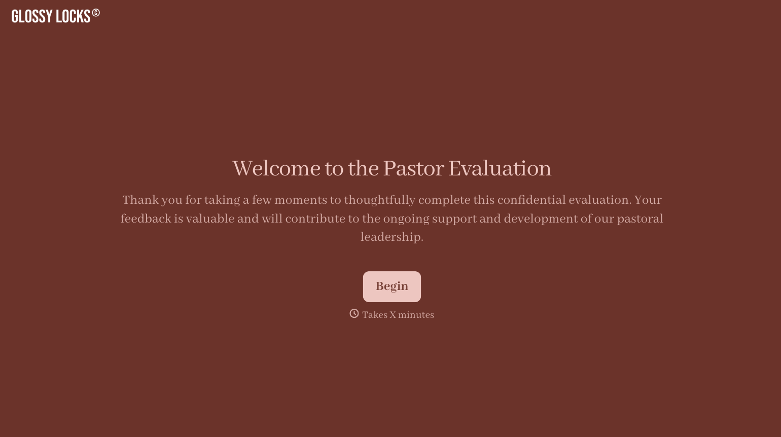Pastor Evaluation Form