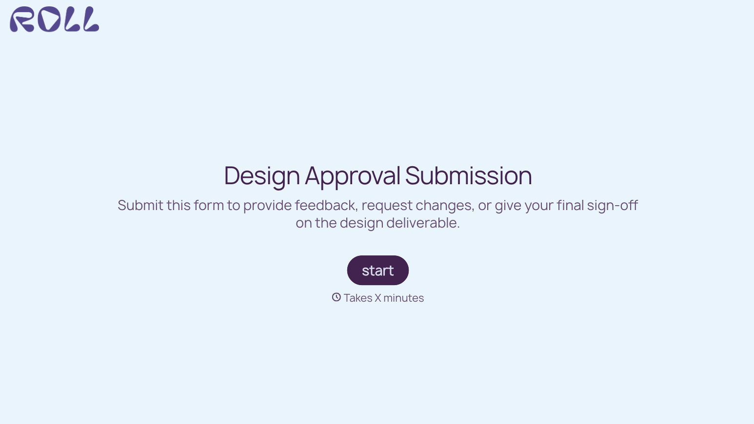 Design Approval Form