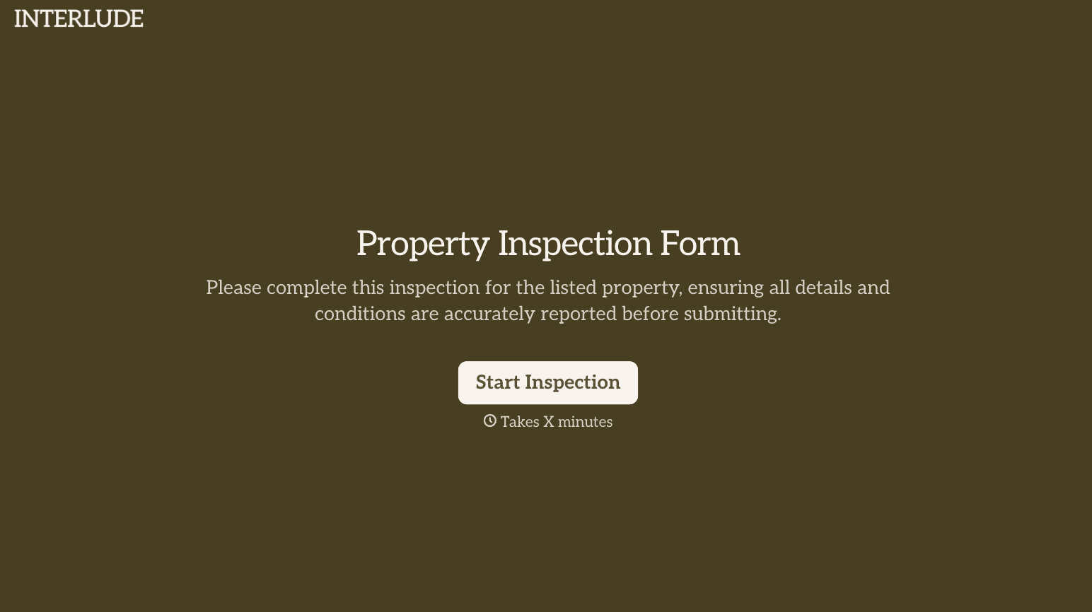 Rental Property Inspection Form