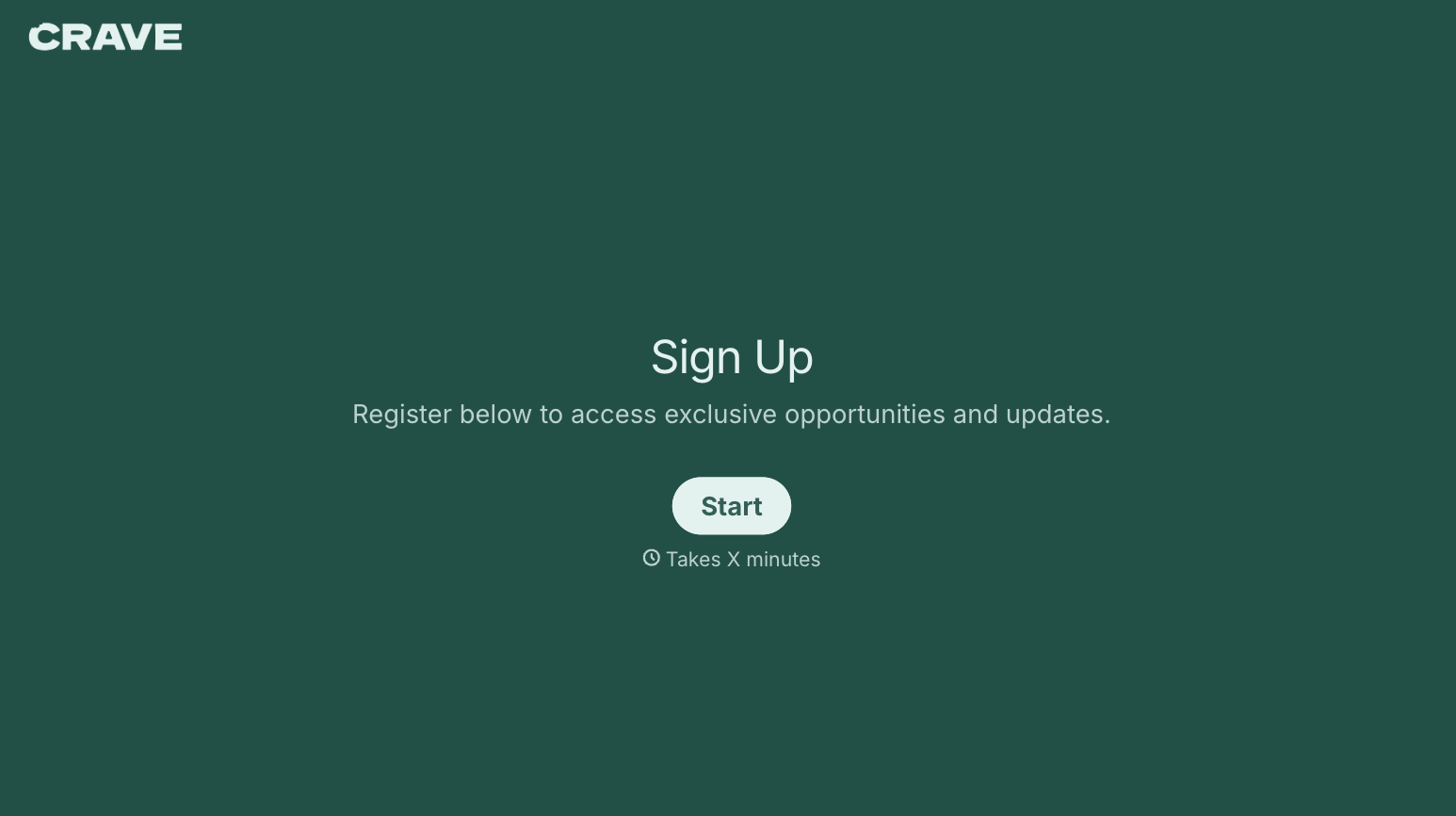 Basic Sign Up Form
