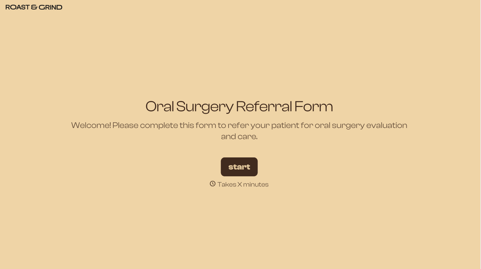 Oral Surgery Referral Form