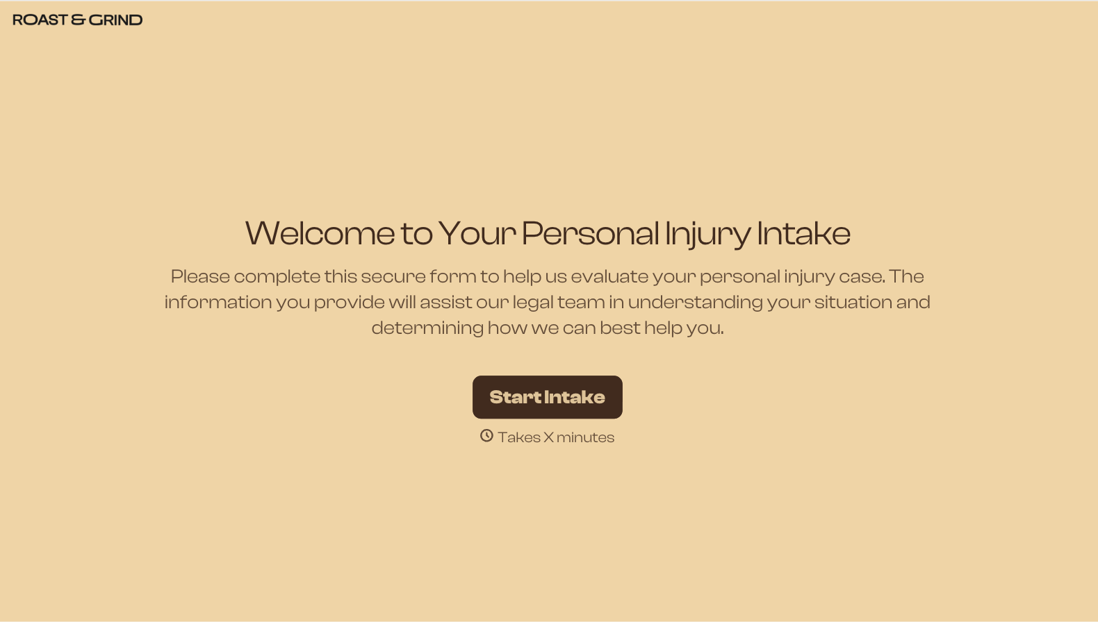 Personal Injury Intake Form