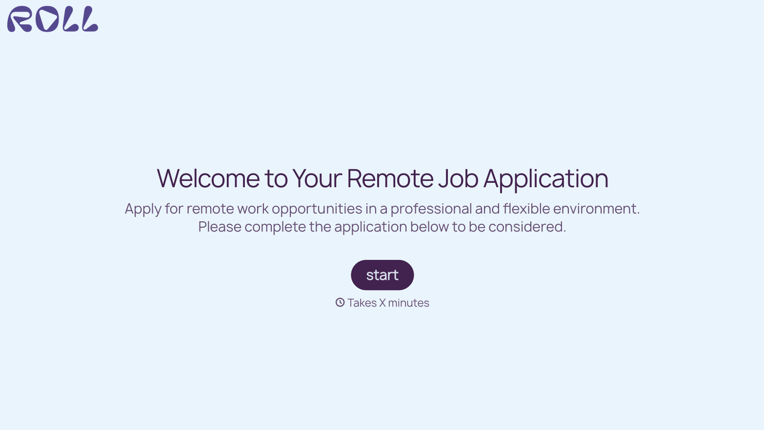 Work From Home Job Opportunity Form