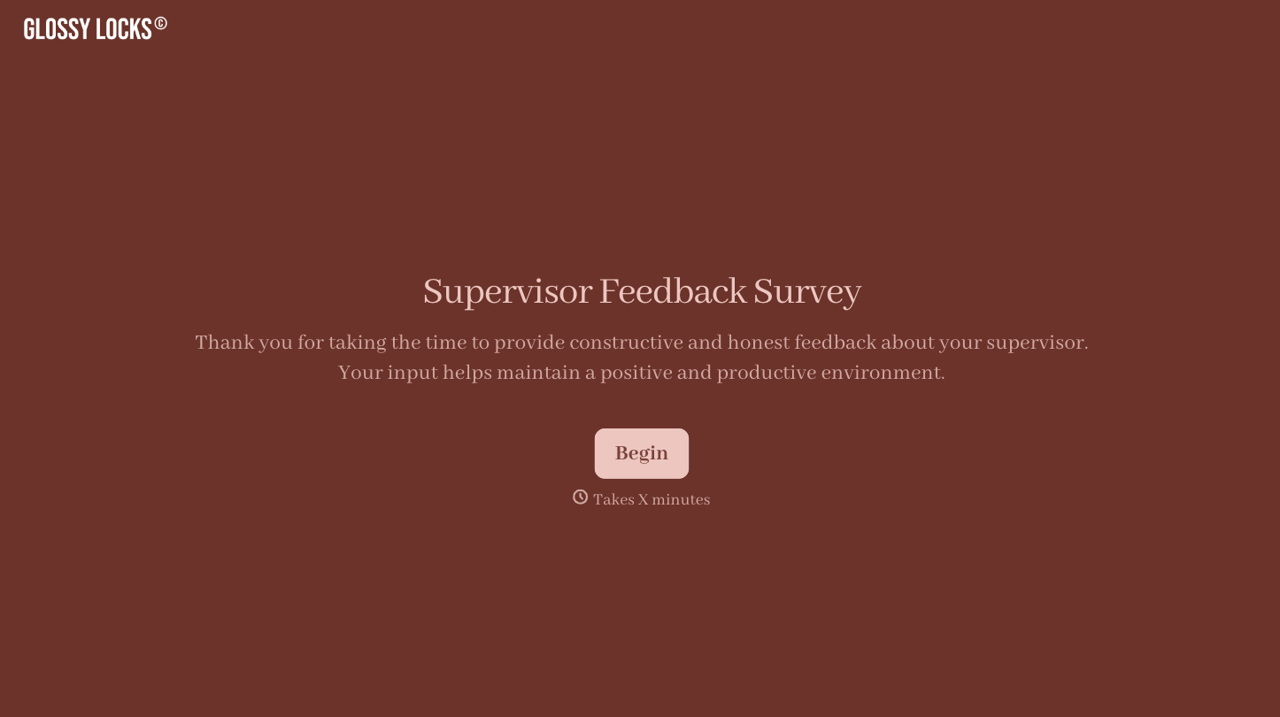Supervisor Feedback Survey
