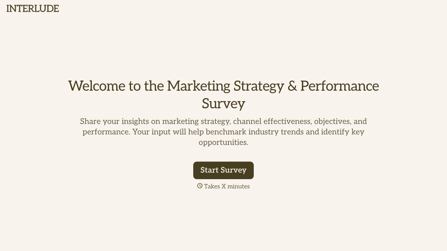 Marketing Survey