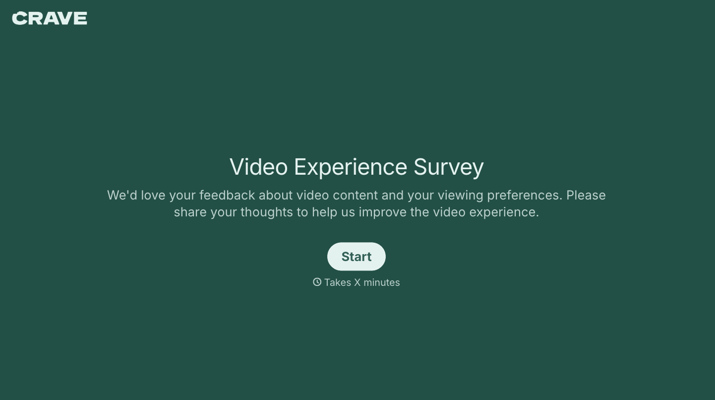 Video Survey