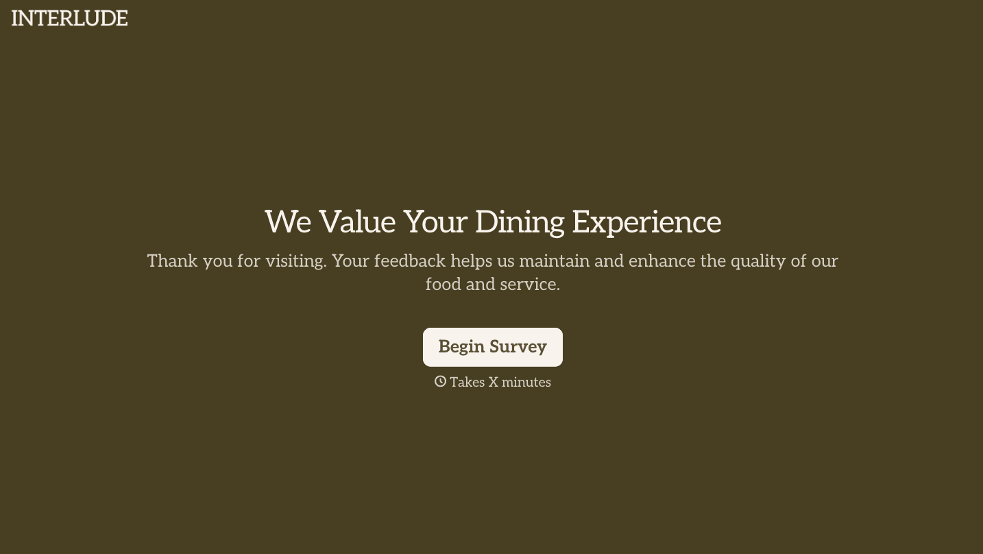 Restaurant Surveys