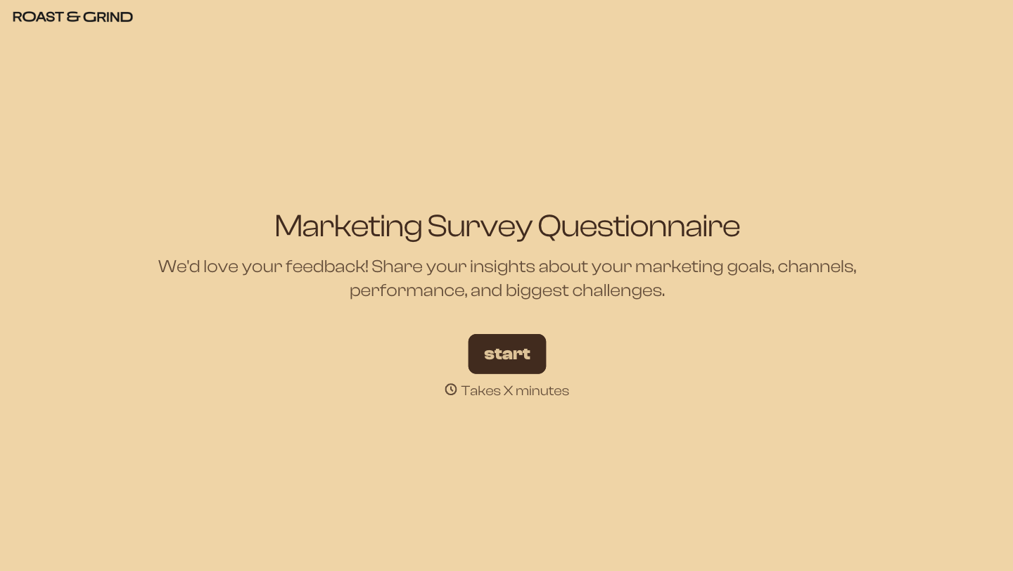 Marketing Survey Questionnaire