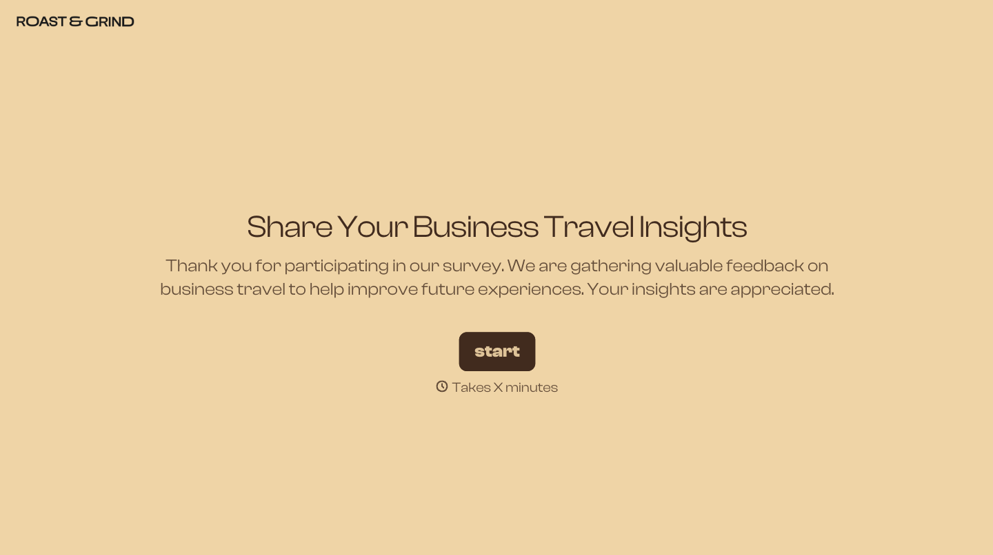 Business Travel Survey Questions