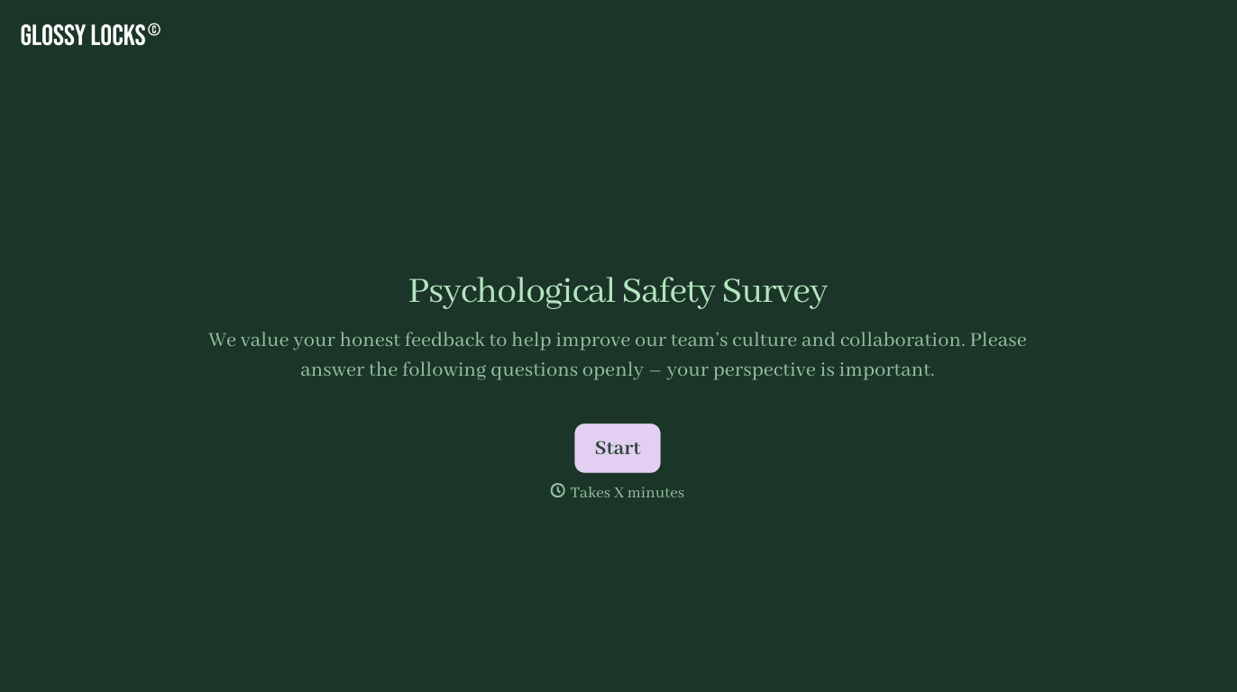 Psychological Safety Survey