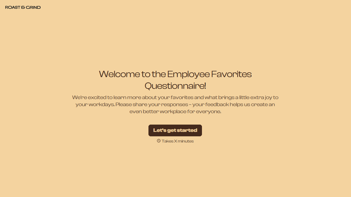 Employee Favorites Questionnaire