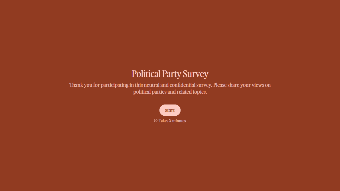 Political Party Survey