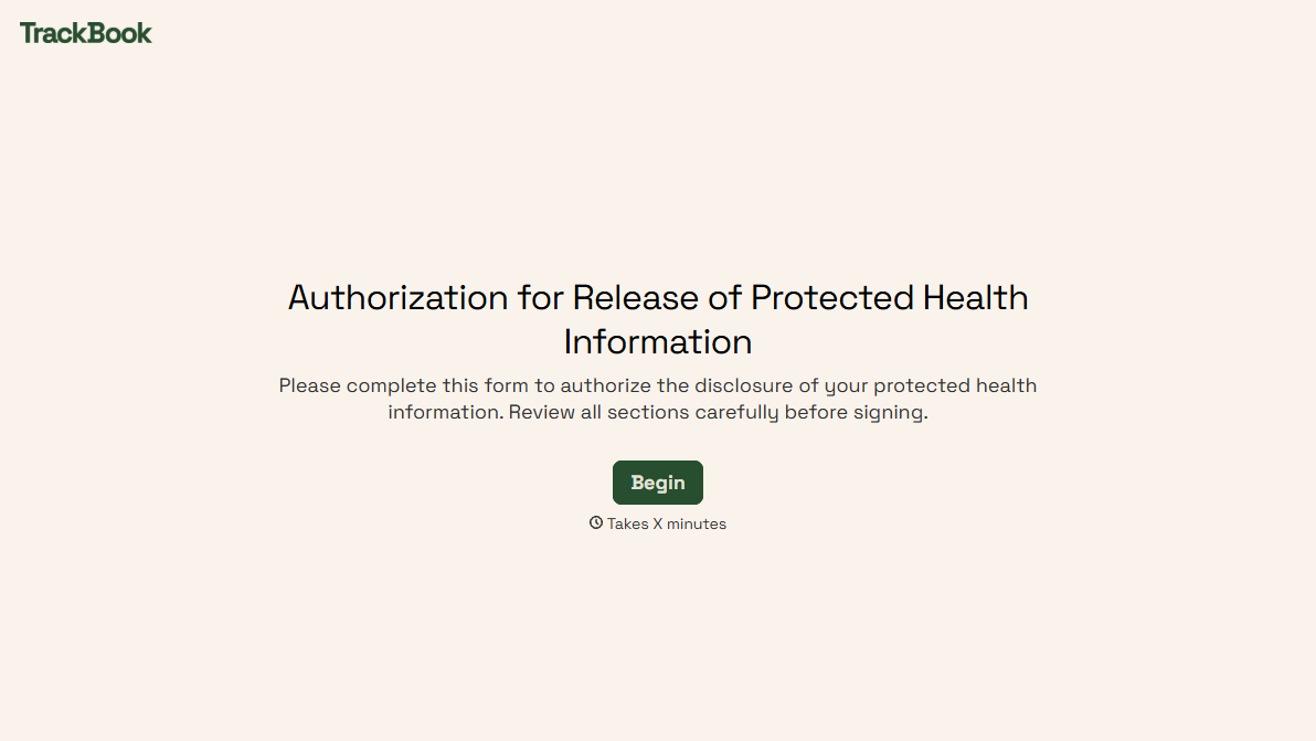 Authorization for Release of Protected Health Information Form
