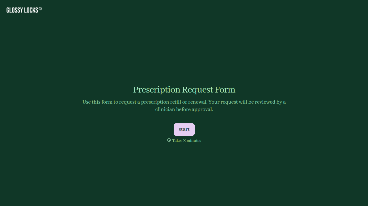 Prescription Request Form