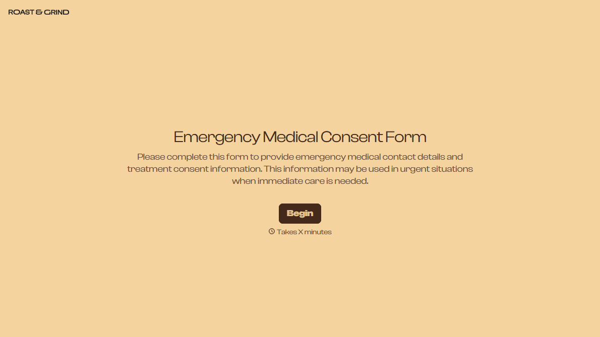 Emergency Medical Consent Form