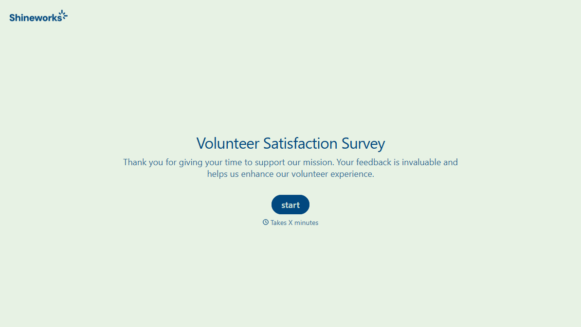 Volunteer Satisfaction Survey