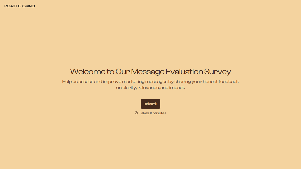 Message Testing Survey