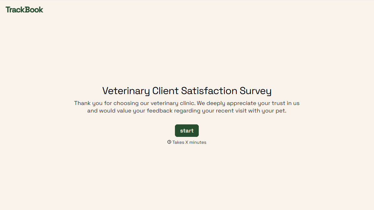 Veterinary Client Satisfaction Survey