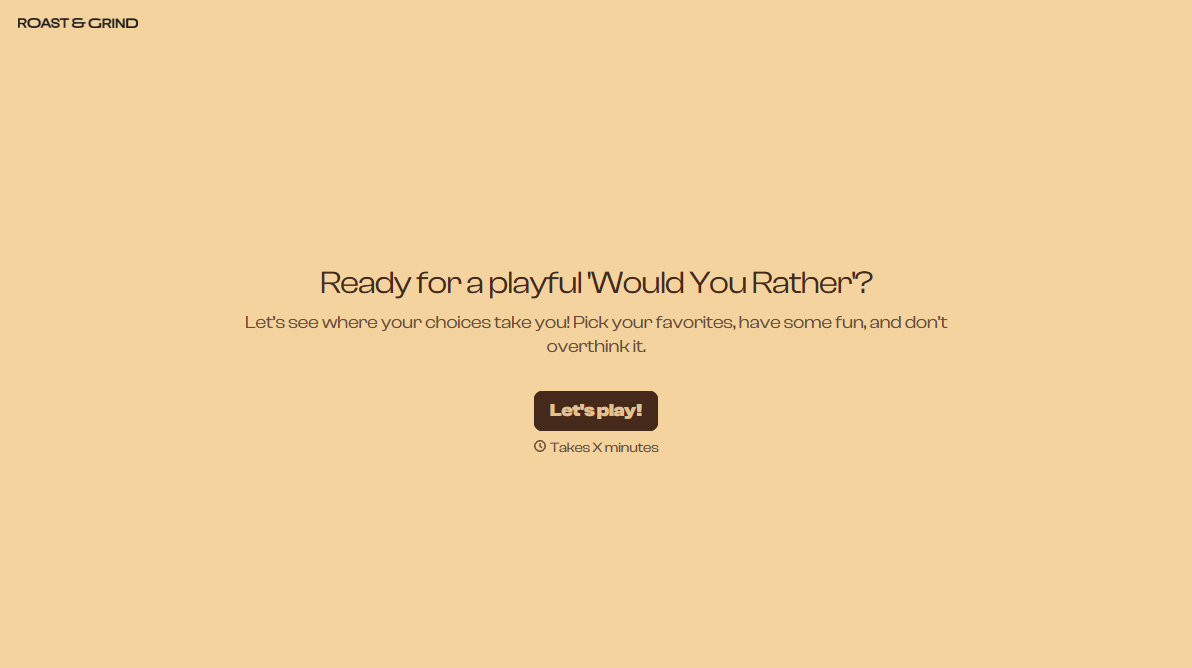 Would You Rather Poll
