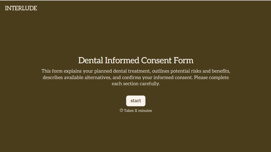 Dental Informed Consent Form
