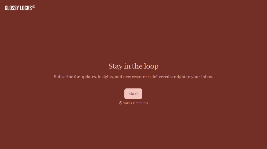 Email Opt in Form