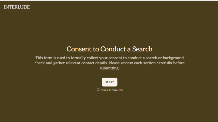 Consent to Search Form