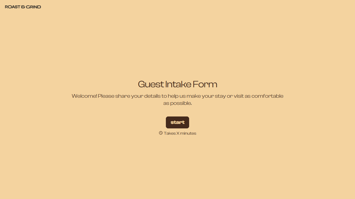 Guest Intake Form