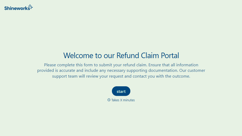 Refund Claim Form