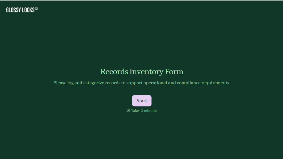 Records Inventory Form