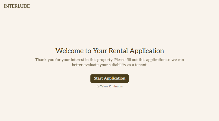 Renter Application Form