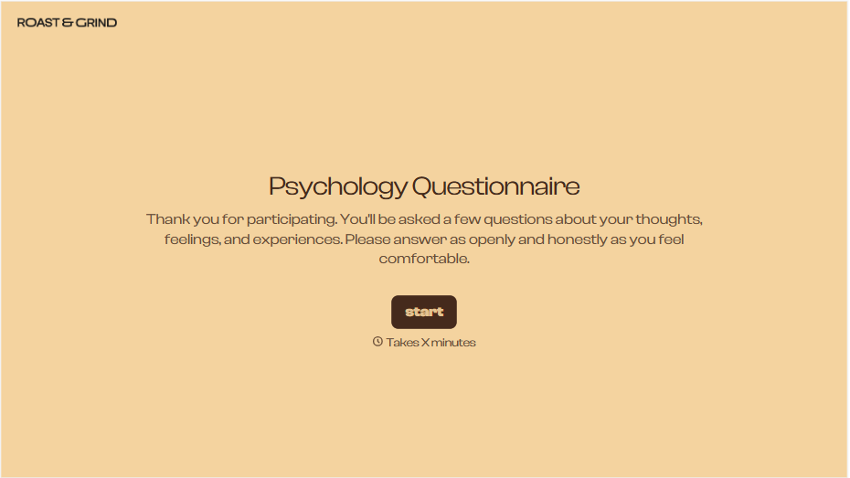 Psychology Questionnaire