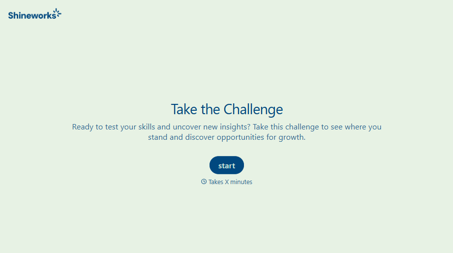 Take the Challenge Form