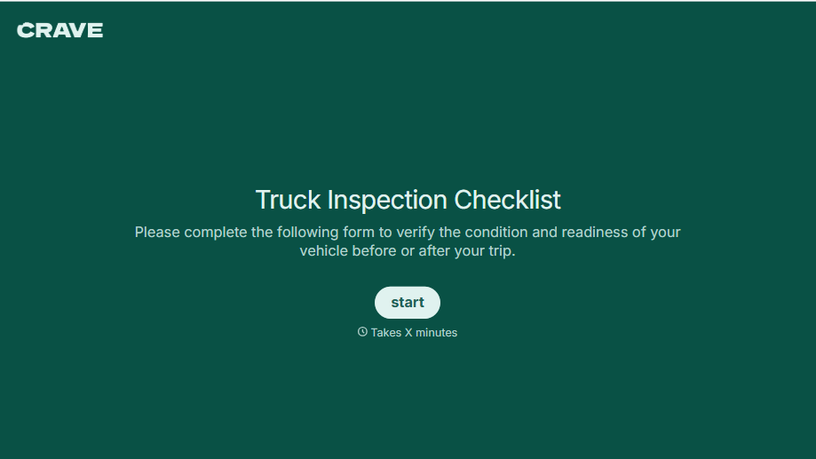 Truck Check Form