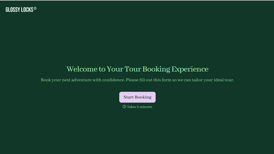 Tour Booking Form