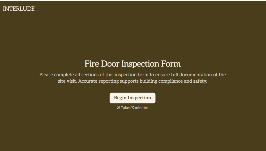 Fire Door Inspection Form