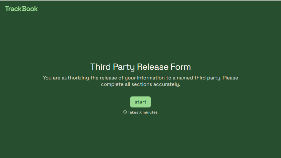 Third Party Release Form
